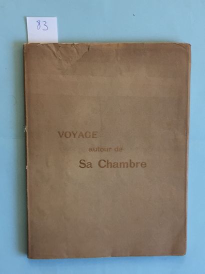 null ART NOUVEAU - UZANNE (Octave): Journey around his room. Floury, 1896. In-4 paperback,...