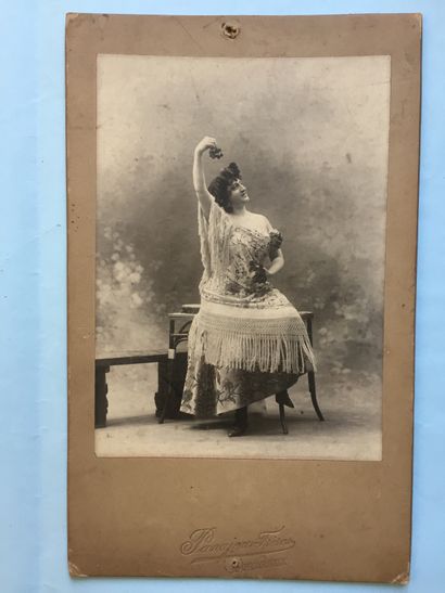 null THEATRE - Madame Blancard of the Grand Théâtre de Bordeaux. Original photograph...