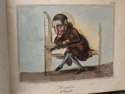 null CARICATURES - Le Musée Aubert. 64 amusans drawings, caricatures . by Welter,...