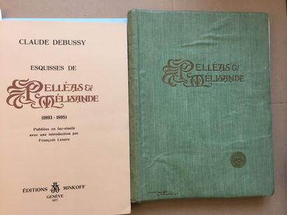 null DEBUSSY (Claude): Pelléas et Mélissande. Reunion of 4 volumes: 1/Score for voice...