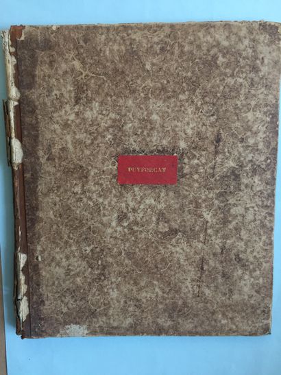 null Chamber Music - One volume in-folio half calf leather (very worn with missing...