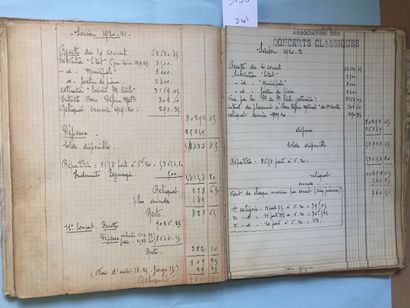 null BORDEAUX - Société de Sainte-Cécile: Reunion of original documents: Season 1913-1914...