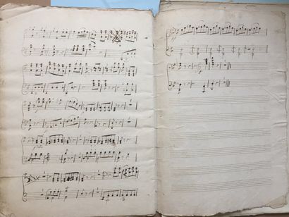 null HAYDN (J.): Reunion of 2 early manuscripts, probably from the 18th century:...