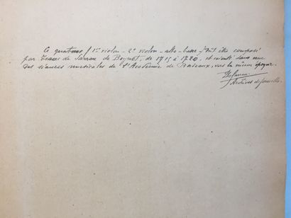 null SARRAU de BOYNET (Isaac de) 1684-1763: Quartet. Manuscript of 31 pages in-4....
