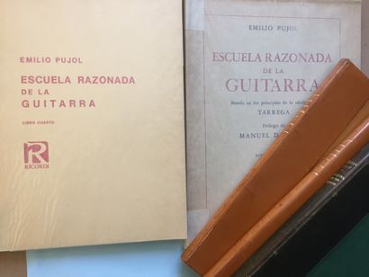 null GUITARE - PUJOL (Emilio): Escuela razonada de la guitarra, Basada en los principios...