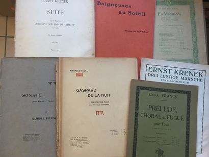 null 20th century MUSIC - 8 bound folio scores (various states): 1/SCHÖNBERG (Arnold):...