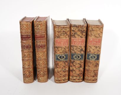 null 1 lot de 5 vol. : 2 vol. "L'âne d'or" d'Apulée et 3 vol. "Oeuvres de Tacité"
1693...