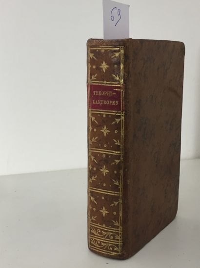 null THEOPHILANTROPIE - Recueil de 4 ouvrages reliés en 1 volume in-12 basane marbrée...