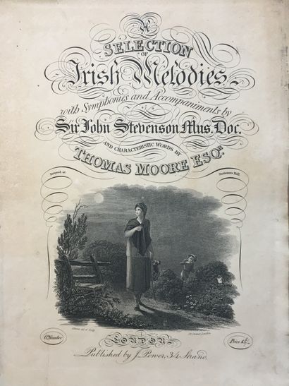 null Mélodies - Selection of Irish Melodies with symphonies and accompaniments by...