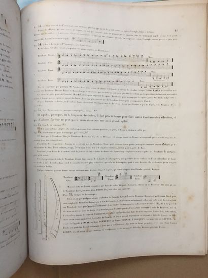 null KASTNER (Jean-Georges): Traité général d'instrumentation...Minier, s.d. (C.1844)....