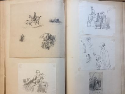 null AGEN - Agenais - MARIE de RAYMOND (countess) 1835-1895. Album in-folio, period...