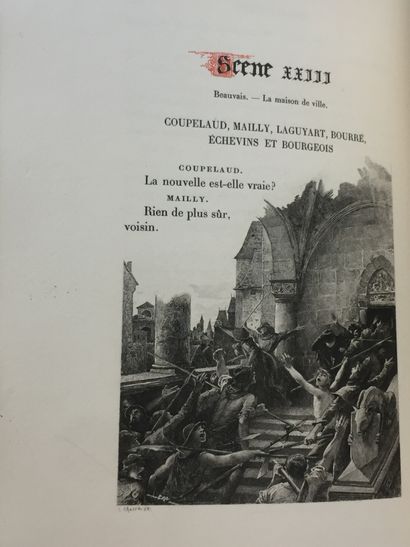 null MERIMEE (P.): La Jacquerie. Scènes féodales. Blaizot, 1909. Grand et fort in-8...