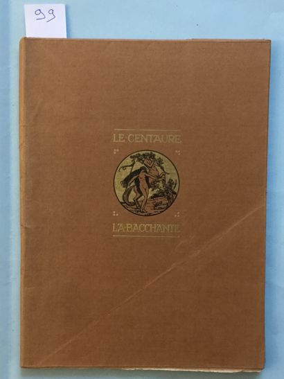 null GUERIN (R. de): The Centaur; The Bacchante. Plonk Nourrit, 1925. In-8 in sheets...