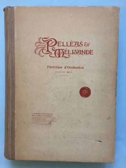 null DEBUSSY (Claude): Pelléas et Mélissande. Reunion of 4 volumes: 1/Score for voice...