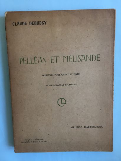 null DEBUSSY (Claude): Pelléas et Mélissande. Reunion of 4 volumes: 1/Score for voice...