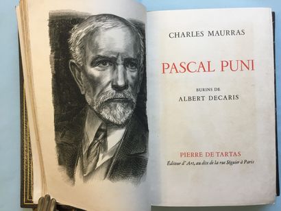 null MAURRAS (Charles): Pascal punished. Pierre de Tartas, 1953. A large volume in-8...