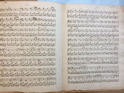 null SARRAU de BOYNET (Charlotte de) 1684-1763: Bergerette, pièce pour clavecin ....