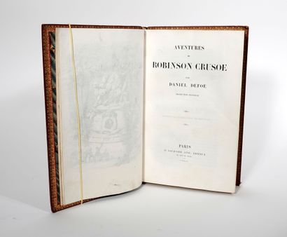 null 1 vol. "Adventures of Robinson Crusoe", Moroccan
Daniel Defoe / Granville
1...