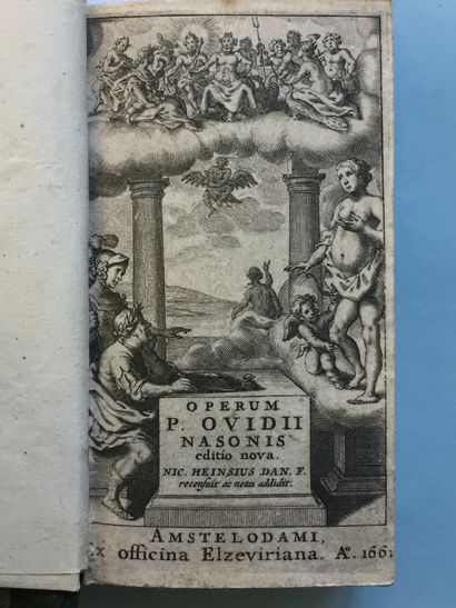 null OVIDE: Operum P. Ovidii Nasonis editio nova. Amsterdam, Ex Officina Elzeviriana,...