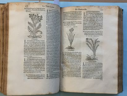 null DIOSCORIDE: The six books of Pedacion Dioscoride d' Anazarbe of the medicinal...
