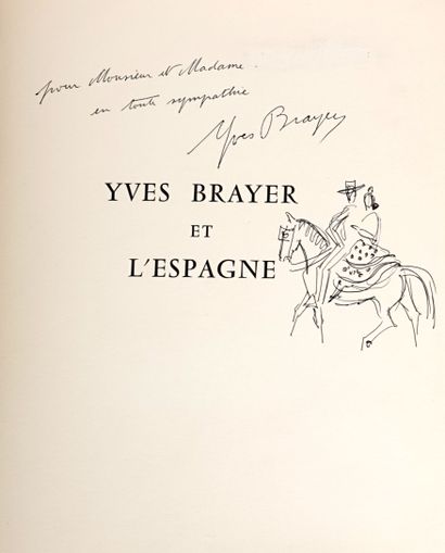 null 1 vol. "Yves Brayer et l'Espagne", avec un dessin original
N∞ 1698