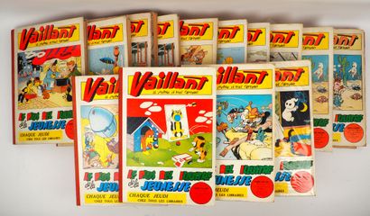 null VAILLANT
Collection de 37 reliures du Journal de Vaillant entre le numéro 199...