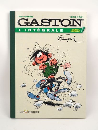 null FRANQUIN
Gaston, L'intégrale, Version originale 1978-1981
Tirage de tête édité...