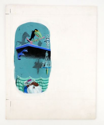 null KIKO
Illustration for the Journal de Spirou
Gouache and ink
25 x 20 cm