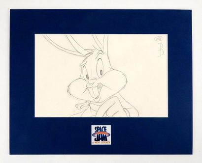 null SPACE JAM New Era
Warner Bross
Original drawing of animation representing Bugs...