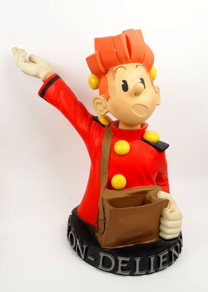 null FRANQUIN
Spirou et Fantasio
Grand buste Leblon Delienne édité au début des années...