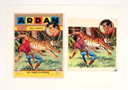 null LEGUAY Bob
Cover of Ardan 103, The tigers of Africa published by Artima in 1960
Gouache...