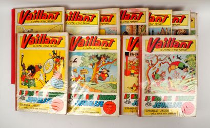 null VAILLANT
Collection de 37 reliures du Journal de Vaillant entre le numéro 199...