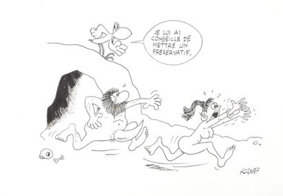 KAMB Jacques
Illustration humoristique
Encre...