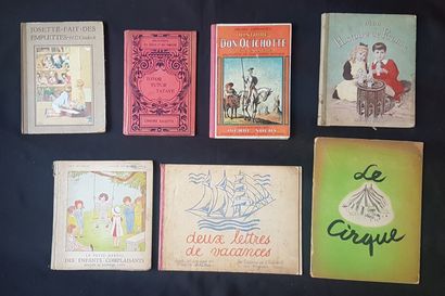 null * ENFANTINA
Fort lot de livres d’enfants des années 30 aux années 60 comprenant...
