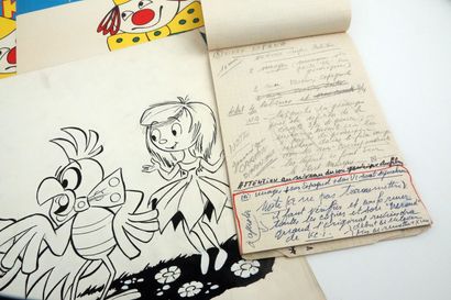 null * KIRI LE CLOWN
Films Jean Image 1966
Planche de storyboard, Carnet manuscrit...