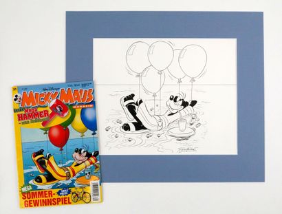 null DISNEY (Studios)
NICHOLSON R.
Goofy on vacation
Original cover of Mickey Maus...