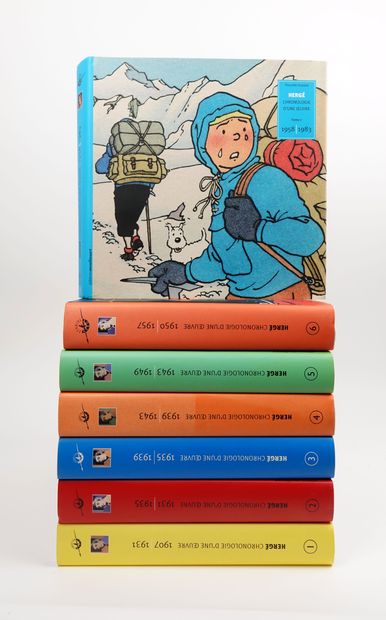 null HERGE
Tintin and Snowy
Volumes 1 to 7 of Chronology of a work
Very good condition,...