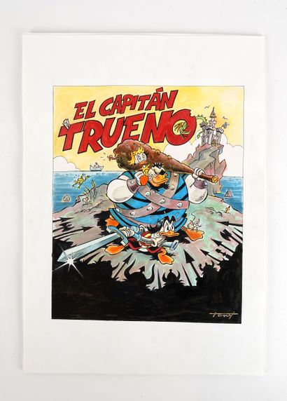 null FERNANDEZ Toni
El Capitan Trueno
Illustration représentant Donald Duck inspiré...