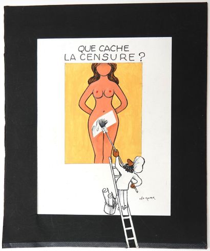 null "Vth REPUBLIC MARIANNE-CENSURE WHAT IS CENSORSHIP?" and "CENSORSHIP IS INDECENT"...
