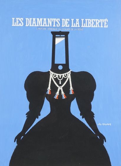null LES DIAMANTS DE LA LIBERTÉ. 1989 (divers 4) 
Gouache – Signée à droite 
68 x...