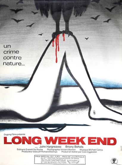 null LONG WEEK-END. Film de Colin Eggleston. 1978 (divers 3) 
Gouache sur papier...