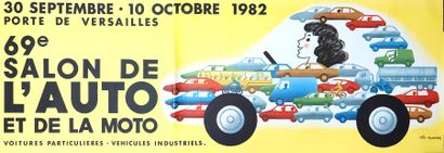 null 69e SALON DE L’AUTO ET DE LA MOTO. Septembre-Octobre 1982 (divers 7)
1 gouache...