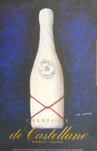 null CHAMPAGNE DE CASTELLANE, Epernay, France. "MYSTERY BOTTLE" & "THE PARTY 
2 posters...