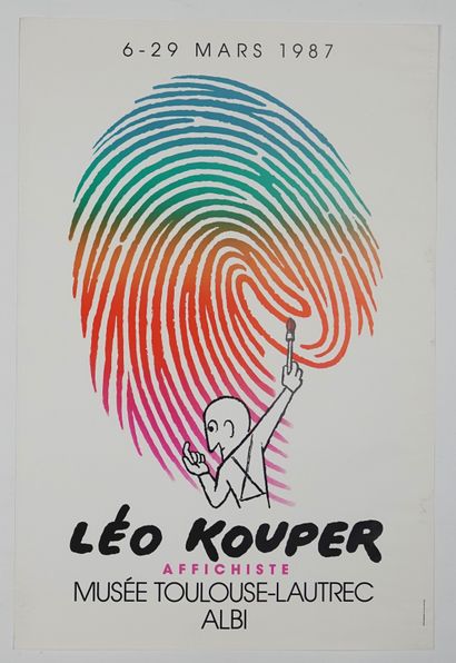 null MUSÉE TOULOUSE-LAUTREC, ALBI. « LÉO KOUPER AFFICHISTE » (4 affiches) - Centre...