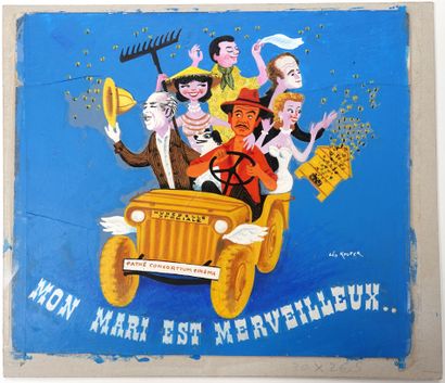null DIVERS MAQUETTES (3) 
MONSIEUR TAXI. Film de André Hunnebelle de 1952 
MON MARI...