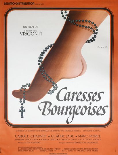 null CARESSES BOURGEOISES. Film de Eriprando Visconti.1977 (4 affiches) - Imprimerie...