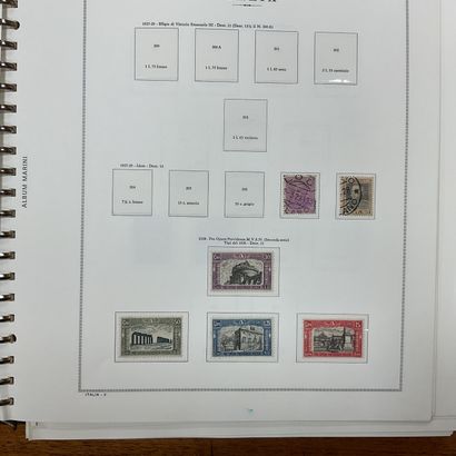 null Italy : Set of stamps, mostly mint with new items. Some values of old states....