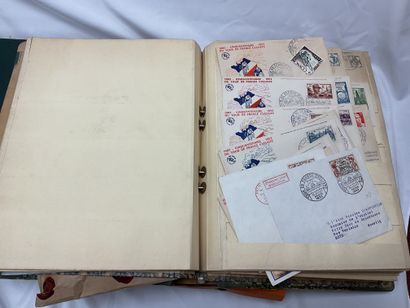 null France: Collection in bindings of pre-philatelic marks and classical letters...