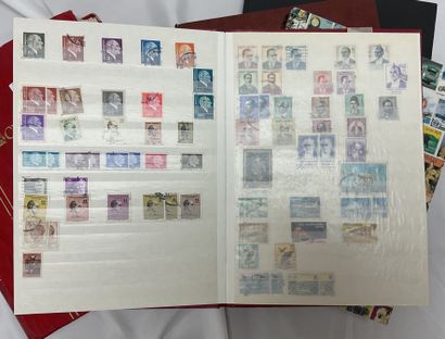 null Important lot of stamps in bulk, classical, semi-modern and modern periods,...