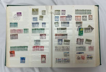 null Important lot of stamps in bulk, classical, semi-modern and modern periods,...